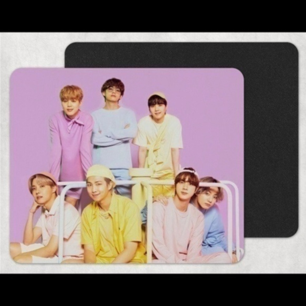 BTS Light Purple Mouse Pad